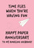 Cute 1st Wedding Anniversary Card - For Husband - Paper Anniversary created by Stuck Shop Gifts
