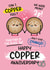 Cute Anniversary Card - 7th Anniversary - Copper Anniversary created by Twisted Haggis
