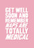 Funny Get Well Soon - Naps Are Medical - Sleeping created by YAWN DESIGNS