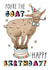 Happy Birthday Card - You're The Goat - Illustration Goat created by Sketchy Print Co