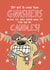 Funny Birthday Card - For Your Dog Loving Friend - Dog With False Teeth created by Tommy Blue Illustration