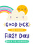 Cute Good Luck Card - First Day Back To School created by Joanne Hawker