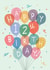 Classic 11th Birthday Card - Bunch of Balloons created by Orchard Design House