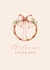 Pretty Pink Bow and Hoop New Born Baby Girl - Welcome Little One created by Modupe Yalley