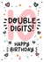 Girls 10th Birthday Card - 10th Birthday Card For Girls - 10th Birthday Card created by Lyndsay Moon