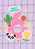 Cute 6th Birthday Card - For Her - Stickers created by Macie Dot Doodles