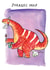 Funny Birthday Card - Jurassic Parp - Silly Dinosaur Pun created by Jelly Armchair