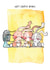 Cute Bunny Rabbit Card - Hot Cross Buns - Holiday Weather Silly Grumpy created by Jelly Armchair