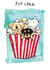 Funny Everyday Card - Pup Corn - Popcorn created by Jelly Armchair