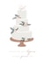 Cute wedding card for a happy couple - Stacked cake created by Hudson meet Rose
