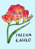 Funny Everyday Card - Freesia Kahlo - Silly Art History - Frida Kahlo created by Jelly Armchair