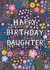 Pretty Birthday Card - Daughter - Flowers created by Pear Tree Press
