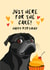 Cute Birthday Card - Pug - Cupcake - Just Here For The Cake created by Diva Doodle Designs