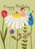 Cute Birthday Card - Grandma - Flowers created by Love Lucy Illustration