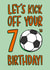 70th Birthday Card - Football - Let's Kick Off Your 70th Birthday! created by TeePee Creations