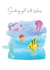 Arty Get Well Card - Fish - Sending Get Well Fishes created by Heather Trefusis Art