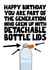 Funny Birthday Card - Detachable Bottle Lids created by Pickled Prints