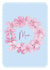 Pretty flower wreath - Mum card created by Heather Trefusis Art