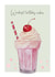 Arty Birthday Card - Milkshake created by Heather Trefusis Art