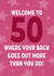 Funny 50th Birthday Card - Welcome To 50 created by Blush & Blossom