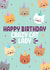 Cute Birthday Card - Crazy Cat Lady created by Blush & Blossom