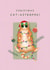 Cute Christmas Card - Christmas Cat-astrophe!' - Pun created by Studio Mads