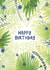 Arty Birthday Card - Plants - Nature, for friends and family created by Emma Enticknap