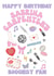 Modern Happy Birthday Card - Sabrina Carpenter - Biggest Fan created by @sophie robbens