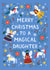 Cute Christmas Card - Magical Daughter created by Pear Tree Press