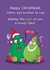 Cute Christmas Card - Pear Of You - Sister and Brother In Law created by Hannah Jayne Lewin