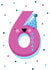 Cute 6th Birthday Card - 6 Today created by Nicola Watson