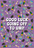 Fun Good Luck Card - Going Off To Uni! created by Stuck Shop Gifts