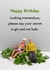 Funny Birthday Card - Secret Is Gin Not Kale created by Bold & Bright Cards