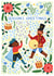 Pretty Christmas Card - Twelve Days Of Christmas - Pipers Piping & Drummers Drumming created by Pear Tree Press