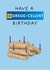 Greggs Birthday Card - Have a Greggcelent Birthday! created by Abigail D Art
