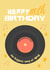 Classic 80th Birthday Card - Music - 1946 created by Sian Moore Illustration