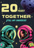 Retro 20th Anniversary Card - Universe - Astronauts created by Rocket68