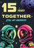 Retro 15th Anniversary Card - Universe - Astronauts created by Rocket68