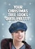 Funny Christmas Card  - Your Christmas Tree Looks Quite Pretty - Keira Knightley created by I Draw Stuff 