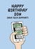 Funny Birthday Card For Son - Tech Support - Savvy created by Lucy Marie Design