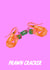 Funny Christmas Card - Prawn Cracker - Food Pun created by The Marmalade Cat