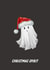 Funny Christmas Card - Ghost Pun - Christmas Spirit created by The Marmalade Cat