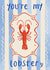 You're My Lobster Valentine's Day/ Anniversary Card - Cute Lobster Card created by Lauren Barclay