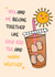 Cute Anniversary/Valentines Card - Iced Tea - Sun created by Lisa Wardle