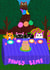 Cute Birthday Card - Cat Garden Party - Pet Pun created by The Paper Tail 