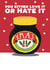 Funny Christmas Card - Marmite - You Either Love It Or Hate It created by Pickled Prints