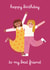 Cute Birthday Card - Best Friends - Children's Card - Girly - Bestie created by AbiGoLucky
