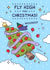Funny Christmas Card - Christmas Tree - Cheeky Elf created by Cheeky Legends