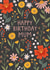 Pretty Birthday Card - Autumn Flowers - For Mum created by Pablo and Pickle Studio