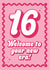 Cute Birthday Card - 16th - New Era - Sweet Sixteen created by Blush & Blossom